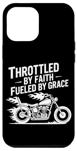 Christliche Biker Throttled By Faith Fueled By Grace Hülle für iPhone 12 Pro Max von Christliche Biker Glauben Motorradfahrer Hingabe