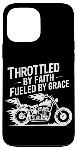 Christliche Biker Throttled By Faith Fueled By Grace Hülle für iPhone 13 Pro Max Christliche Biker Throttled By Faith Fueled By Grace Hülle für iPhone 13 Pro Max von Christliche Biker Glauben Motorradfahrer Hingabe