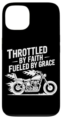 Christliche Biker Throttled By Faith Fueled By Grace Hülle für iPhone 13 von Christliche Biker Glauben Motorradfahrer Hingabe