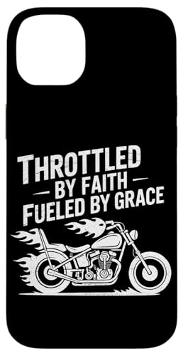 Christliche Biker Throttled By Faith Fueled By Grace Hülle für iPhone 14 Plus Christliche Biker Throttled By Faith Fueled By Grace Hülle für iPhone 14 Plus von Christliche Biker Glauben Motorradfahrer Hingabe
