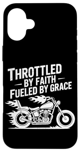 Christliche Biker Throttled By Faith Fueled By Grace Hülle für iPhone 16 Plus Christliche Biker Throttled By Faith Fueled By Grace Hülle für iPhone 16 Plus von Christliche Biker Glauben Motorradfahrer Hingabe