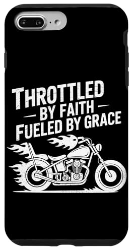 Christliche Biker Throttled By Faith Fueled By Grace Hülle für iPhone 7 Plus/8 Plus von Christliche Biker Glauben Motorradfahrer Hingabe