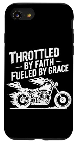 Christliche Biker Throttled By Faith Fueled By Grace Hülle für iPhone SE (2020) / 7 / 8 von Christliche Biker Glauben Motorradfahrer Hingabe