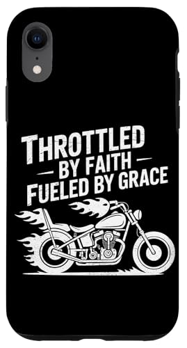 Christliche Biker Throttled By Faith Fueled By Grace Hülle für iPhone XR Christliche Biker Throttled By Faith Fueled By Grace Hülle für iPhone XR von Christliche Biker Glauben Motorradfahrer Hingabe