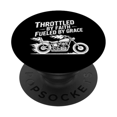 Christliche Biker Throttled By Faith Fueled By Grace PopSockets Klebender PopGrip Christliche Biker Throttled By Faith Fueled By Grace PopSockets Klebender PopGrip von Christliche Biker Glauben Motorradfahrer Hingabe