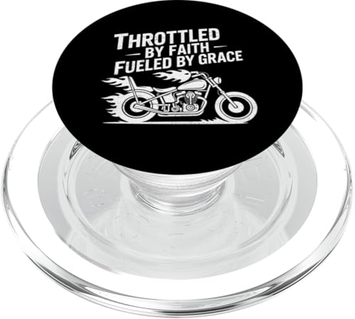 Christliche Biker Throttled By Faith Fueled By Grace PopSockets PopGrip für MagSafe Christliche Biker Throttled By Faith Fueled By Grace PopSockets PopGrip für MagSafe von Christliche Biker Glauben Motorradfahrer Hingabe