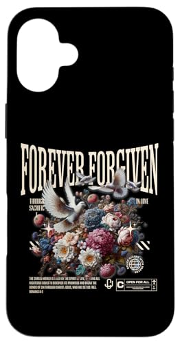 Christian Forever Forgiven Durch Glauben Hülle für iPhone 16 Plus Christian Forever Forgiven Durch Glauben Hülle für iPhone 16 Plus von Christliche Botschaft Glaube Hoffnung Liebe