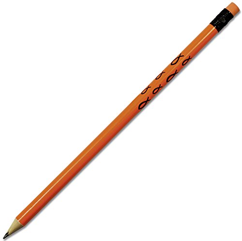 °°Bleistift mit Radiergummi"Neon" (Neon-Orange) von Christliche Geschenkideen