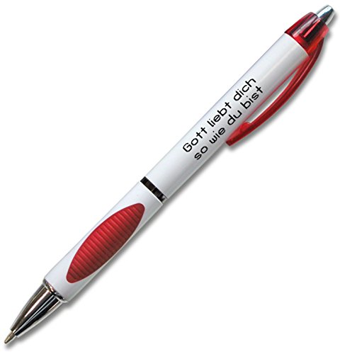 °° Kugelschreiber"Gott liebt dich so wie du bist" (rot) von Christliche Geschenkideen