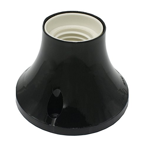 E27 Wand- und Deckenarmatur mit Fassung gerade Schwarz 1-flammig max. 75W LED oder Glühlampen Deckenfassung ø 83x58,2mm E27 Wand- und Deckenarmatur mit Fassung gerade Schwarz 1-flammig max. 75W LED oder Glühlampen Deckenfassung ø 83x58,2mm von Christoph Palme Leuchten