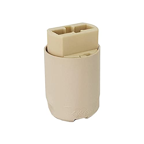 Christoph Palme Leuchten G9 Fassung Halogenlampen-Fassung und Isolierstoffhaube glatt Ø20mm H.31mm M10x1 ISO-Feingewinde von Christoph Palme Leuchten