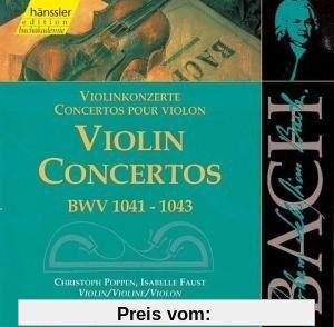 Edition Bachakademie Vol. 125 (Violinkonzerte BWV 1041-1043) von Christoph Poppen