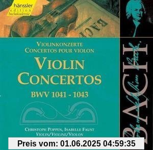 Edition Bachakademie Vol. 125 (Violinkonzerte BWV 1041-1043) von Christoph Poppen