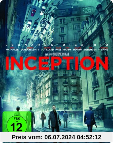 Inception Steelbook (Exklusiv bei Amazon.de) [Blu-ray] von Christopher Nolan