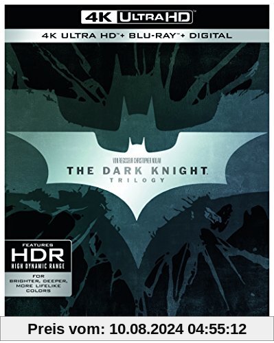 The Dark Knight Trilogy (4K Ultra HD + 2D-Blu-ray) (2-Disc Version) (exklusiv bei Amazon.de) [Limited Edition] von Christopher Nolan