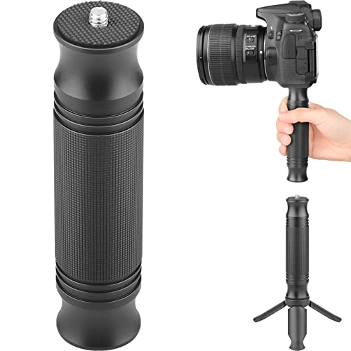 Kamera-Griff-Halterung, Universal-Griff-Kamera-Stabilisator mit 0,6 cm Steckerschraube für digitale Videokamera, Camcorder, Action-Kamera, LED-Licht, Telefon von ChromLives