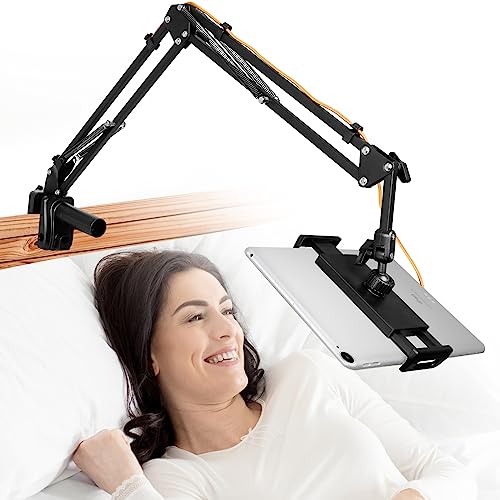 Tablet Halterung Bett Tablet-Ständer für Bett Tablet Halterung Tisch Flexibel Lang Arm 360 Grad Verstellbar Kompatibel mit iPad/iPhone/Kindle/M-Switch iPad Mini/iPad Pro/iPad Air//iPad Mini von ChromLives