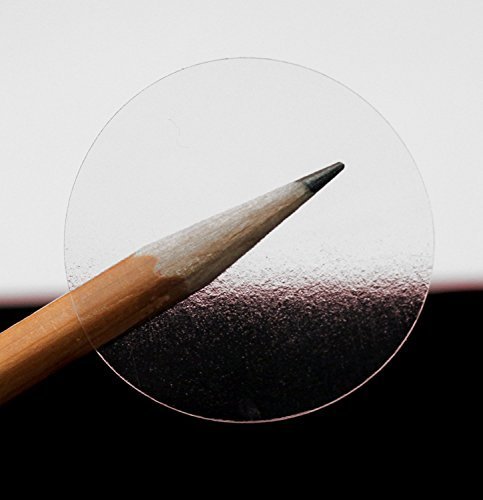 ChromaLabel - Verschlussetiketten - transparent - 3,8 cm (1 1/2“) - 5000 Stück pro Rolle, nicht perforiert von ChromaLabel
