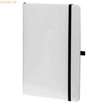 Chronoplan Buchkalender Chronobook Softcover White Edition A5 1 Woche/ von Chronoplan