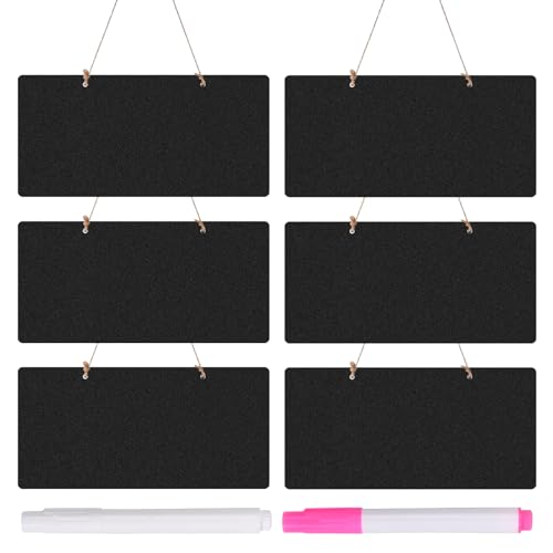 6 pcs Mini kreidetafel, 18x8cm, kreidetafel zum aufhängen, kleine kreidetafeln zum beschriften, Mini Tafeln zum Beschriften für Hochzeit, Küche Wand, Tischdekoration, Menü Zeichen 6 pcs Mini kreidetafel, 18x8cm, kreidetafel zum aufhängen, kleine kreidetafeln zum beschriften, Mini Tafeln zum Beschriften für Hochzeit, Küche Wand, Tischdekoration, Menü Zeichen von Chstarina