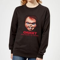 Chucky Friends Till The End Damen Pullover - Schwarz - S von Chucky