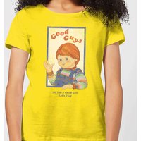 Chucky  Good Guys Retro Damen T-Shirt - Gelb - XXL von Chucky