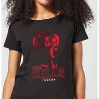 Chucky  Love Kills Damen T-Shirt - Schwarz - L von Chucky