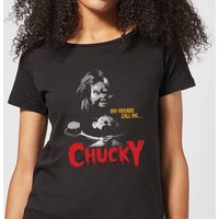 Chucky  My Friends Call Me Chucky Damen T-Shirt - Schwarz - 3XL von Chucky