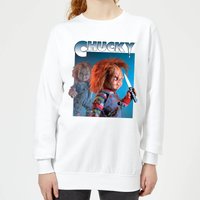 Chucky Nasty 90's Damen Pullover - Weiß - L von Chucky