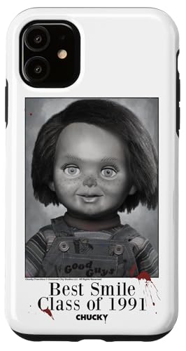 Chucky School Photo Best Smile Class Of 1991 Black And White Hülle für iPhone 11 von Chucky