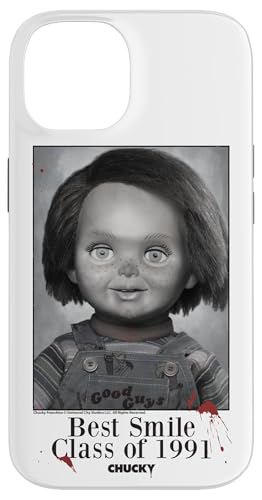 Chucky School Photo Best Smile Class Of 1991 Black And White Hülle für iPhone 14 von Chucky