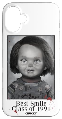 Chucky School Photo Best Smile Class Of 1991 Black And White Hülle für iPhone 16 Plus Chucky School Photo Best Smile Class Of 1991 Black And White Hülle für iPhone 16 Plus von Chucky