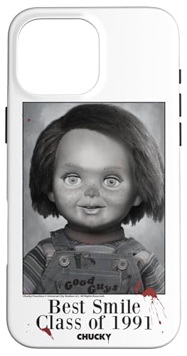 Chucky School Photo Best Smile Class Of 1991 Black And White Hülle für iPhone 16 Pro Max Chucky School Photo Best Smile Class Of 1991 Black And White Hülle für iPhone 16 Pro Max von Chucky