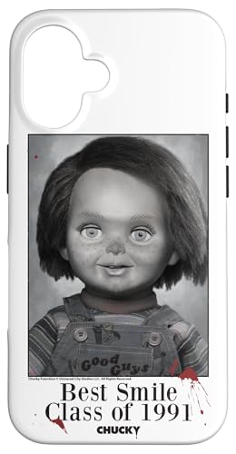 Chucky School Photo Best Smile Class Of 1991 Black And White Hülle für iPhone 16 Chucky School Photo Best Smile Class Of 1991 Black And White Hülle für iPhone 16 von Chucky