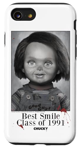 Chucky School Photo Best Smile Class Of 1991 Black And White Hülle für iPhone SE (2020) / 7 / 8 von Chucky