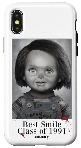 Chucky School Photo Best Smile Class Of 1991 Black And White Hülle für iPhone X/XS Chucky School Photo Best Smile Class Of 1991 Black And White Hülle für iPhone X/XS von Chucky