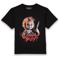 Chucky Wanna Play? Herren T-Shirt - Schwarz - 3XL Chucky Wanna Play? Herren T-Shirt - Schwarz - 3XL von Chucky