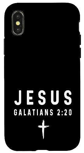 Galater 2:20 2 20 Faith - God Jesus Religious Christian Hülle für iPhone X/XS Galater 2:20 2 20 Faith - God Jesus Religious Christian Hülle für iPhone X/XS von Church Bible Verses for Men Women Boys Girls by RJ