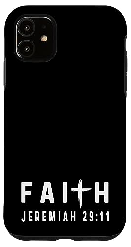 Jeremia 29:11 29 11 Faith - God Jesus Religious Christian Hülle für iPhone 11 Jeremia 29:11 29 11 Faith - God Jesus Religious Christian Hülle für iPhone 11 von Church Bible Verses for Men Women Boys Girls by RJ