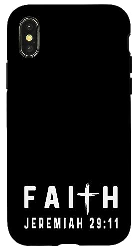 Jeremia 29:11 29 11 Faith - God Jesus Religious Christian Hülle für iPhone X/XS Jeremia 29:11 29 11 Faith - God Jesus Religious Christian Hülle für iPhone X/XS von Church Bible Verses for Men Women Boys Girls by RJ