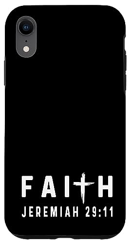 Jeremia 29:11 29 11 Faith - God Jesus Religious Christian Hülle für iPhone XR Jeremia 29:11 29 11 Faith - God Jesus Religious Christian Hülle für iPhone XR von Church Bible Verses for Men Women Boys Girls by RJ