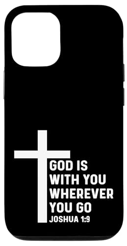 Hülle für iPhone 12/12 Pro Joshua 1:9 1 9 Gott Jesus religiöses Zitat christliches Kreuz Hülle für iPhone 12/12 Pro Joshua 1:9 1 9 Gott Jesus religiöses Zitat christliches Kreuz von Church Bible Verses for Pastor Clergy Priest by RJ