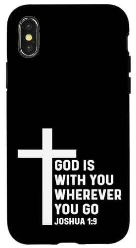 Hülle für iPhone X/XS Joshua 1:9 1 9 Gott Jesus religiöses Zitat christliches Kreuz Hülle für iPhone X/XS Joshua 1:9 1 9 Gott Jesus religiöses Zitat christliches Kreuz von Church Bible Verses for Pastor Clergy Priest by RJ