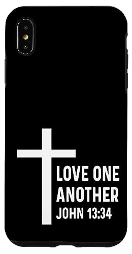 Hülle für iPhone XS Max Johannes 13:34 13 34 Gott Jesus Christian Love One Another von Church Bible Verses for Pastor Clergy Priest by RJ