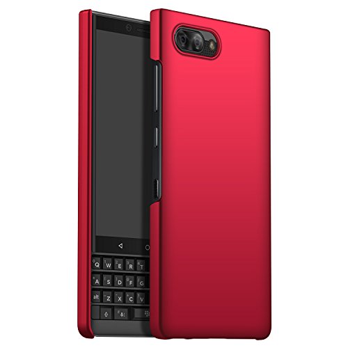 CiCiCat BlackBerry KEY2 Hülle Handyhüllen, Hard PC Back Cover Case Schutz Hülle Tasche Schutzhülle Für BlackBerry KEY2. (BlackBerry KEY2 4.5'', Rot) von CiCiCat