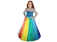 Barbie Regenbogen Kostüm (Langes Kleid und Petticoat) - 5-7Jahre von Ciao