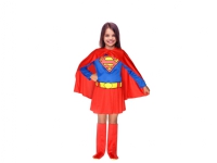 Supergirl Kostüm (Kleid, Umhang, Gürtel und Stoffstiefel) - 10-12 Jahre von Ciao