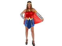 Wonder Woman Kostüm (Kleid, Handschuhe, Ärmel und Stoffstiefel) - Small von Ciao