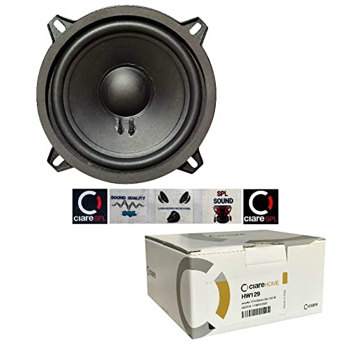 1 CIARE HW129 HW 129 Lautsprecher tieftöner woofer 13,00 cm 130 mm 5" Durchmesser 50 watt rms und 150 watt max 8 ohm gummifederung, 1 stück von Ciare