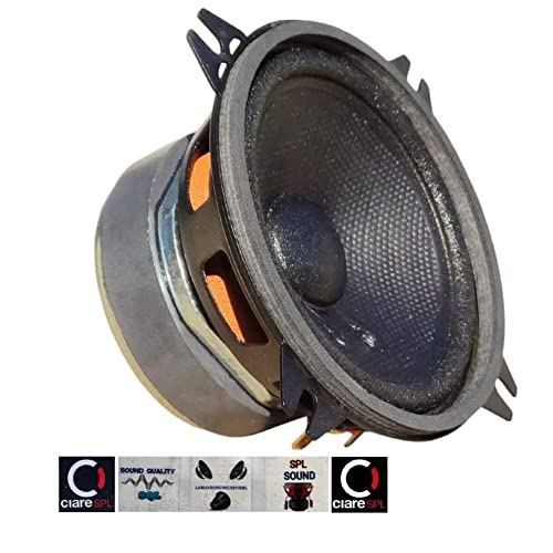 1 MIDRANGE CIARE CM100 cm 100 Lautsprecher von 10,00 cm 100 mm 4" mit 60 watt rms und 150 watt max mit impedanz 4 ohm empfindlichkeit 89 db für Auto, 1 stück + 5 kostenlose Aufkleber von Ciare